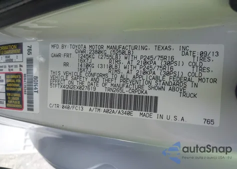 2014 Toyota Tacoma Prerunner из США, поврежденный, VIN 5TFTX4GN2EX027619